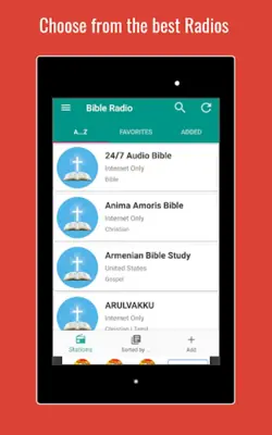 Bible Study Radio Stations android App screenshot 5